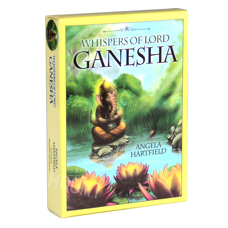 Whispers Of Lord Ganesha Oracle การ์ดเกมของเล่นสําหรับเด็ก