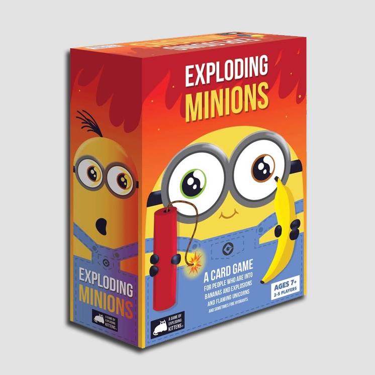 Exploding Minions Party Game Card Game  การ์ดเกมมินเนี่ยนระเบิด 2-5 คน สําหรับงานปาร์ตี้ Exploding Kittens