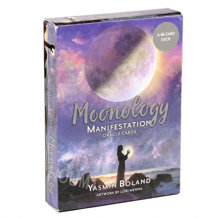 Moonology Manifestation Oracle Cards การ์ดออราเคิล เวอร์ชั่นภาษาอังกฤษ 48 แผ่น