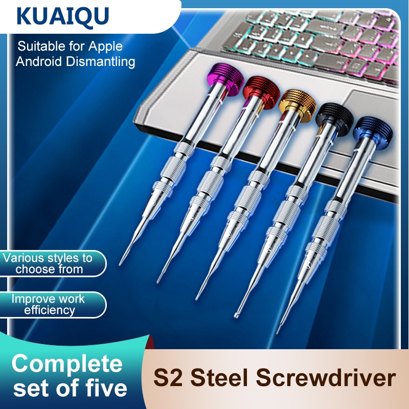 【ส่งจากกรุงเทพ】KUAIQU ไขควงซ่อมแท็บเล็ตโทรศัพท์มือถือความแม่นยำ-iphone Android โทรศัพท์มือถือไขควงซ่อม