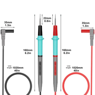 Kuaiqu 20A 1000V Hot Universal Digital Multimeter Multi Meter Test Lead Probe สายปากกาลวด