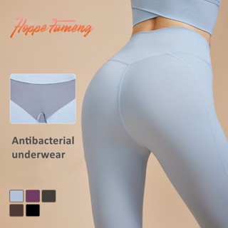 Hoppe Fumeng กางเกงขายาวออกกําลังกายเอวสูงรูปตัว v ของผู้หญิ…