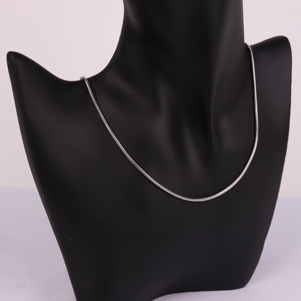 1.5 มม.สแตนเลสสตีลสร้อยคองู Gold Rose Gold Silver Choker เครื่องประดับสําหรับผู้หญิง