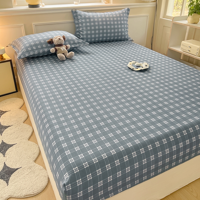 ผ้าปูที่นอนที่มีคุณภาพ ชุดผ้าปูที่นอน Satin 3ฟุต 3.5ฟุต 5ฟุต 6ฟุต ผ้าปูที่นอนซาติน 360 เต็มรูปแบบล้อมรอบด้วยเตียงแททามิโซนแน่น