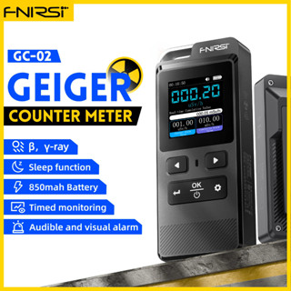 Fnirsi GC-02 Geiger Counter เครื่องตรวจจับรังสีนิวเคลียร์ Pe…
