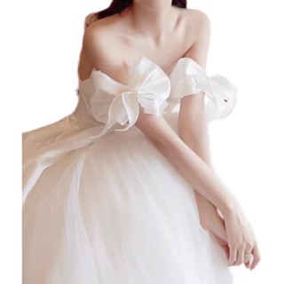 แขนเจ้าสาวที่สง่างาม ออร์แกนซ่า ผีเสื้ออุปกรณ์จัดงานแต่งงานข…