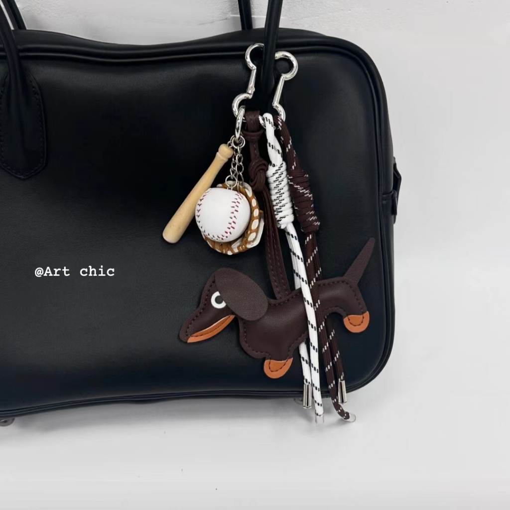 เกาหลี Ins สไตล์เดียวกัน 2024 ใหม่ MIU สไตล์ Series กระเป๋าแฟชั่นจี้ Handmade DIY Ins สไตล์เดียวกัน