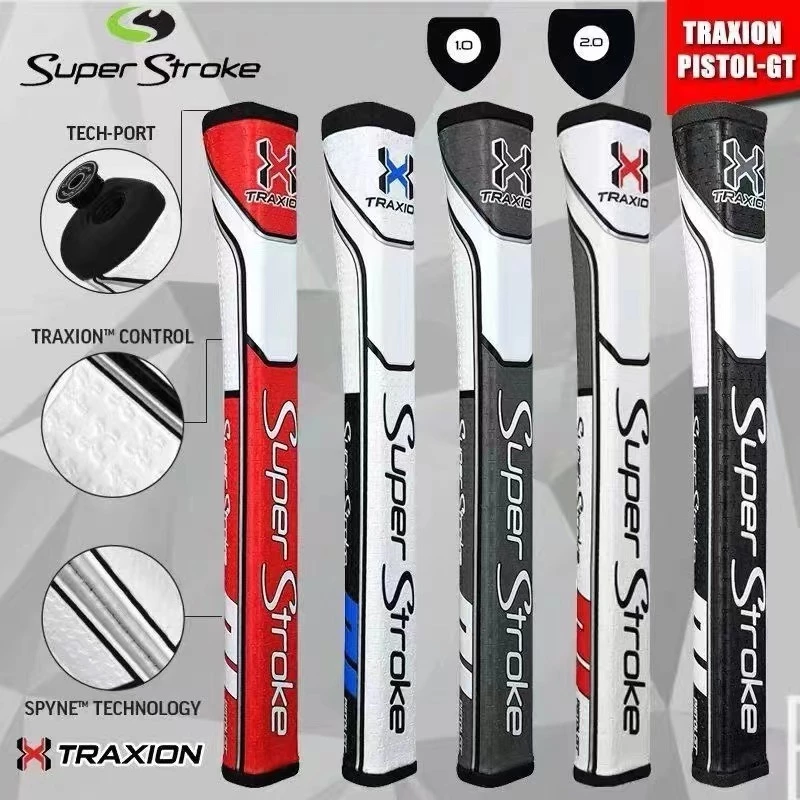 ใหม่ในปี 2019 Super stroke putter Grips TRAXION PISTON GT golf Grips 1.0/2.0 ขนาด tech-port putter control