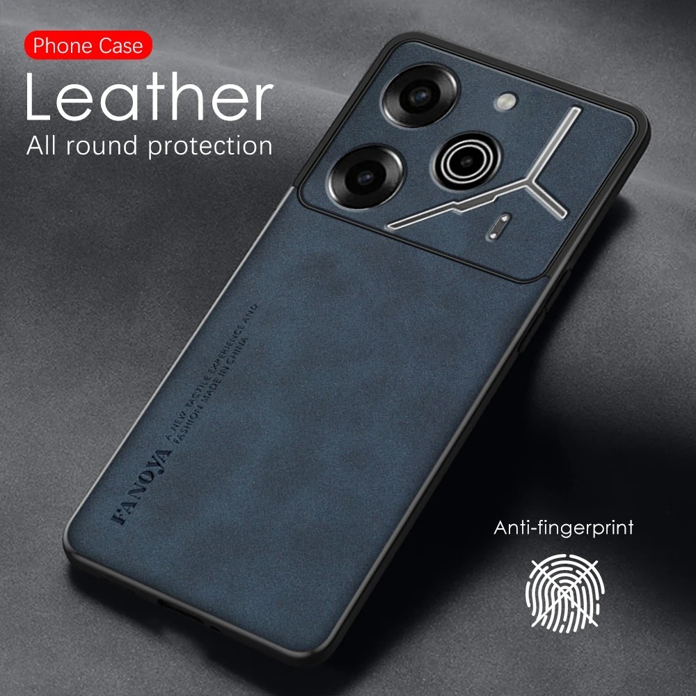 Lambskin หนังสําหรับ Tecno Pova 6 Pro 5G 2024 TPU กรอบนุ่มป้องกัน Funda Tecno Pova 6Pro Tecno Pova6 