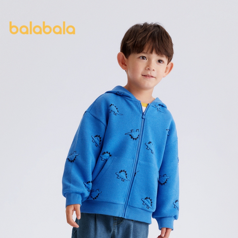 Balabala เสื้อฮูดแจ็คเก็ตสำหรับเด็กผู้หญิงและเด็กผู้ชาย ฤดูใบไม้ร่วง 2024