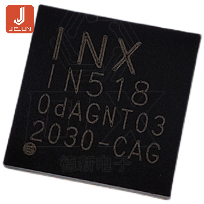 ชิปic IN518-nt03 การพิมพ์หน้าจอ IN518 แพ็คเกจแพทช์ QFN40 ชิป LCD ic ต้นฉบับนําเข้า