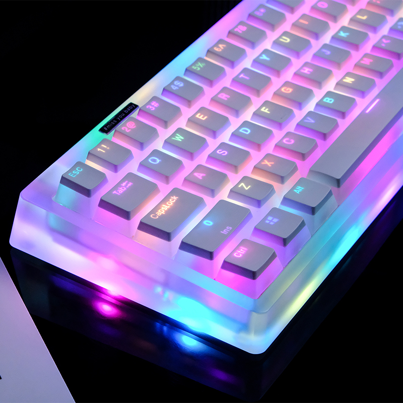 Pudding Keycaps PBT Dye-sub OEM Profile Keycap ปุ่มกดแบบกําหนดเอง