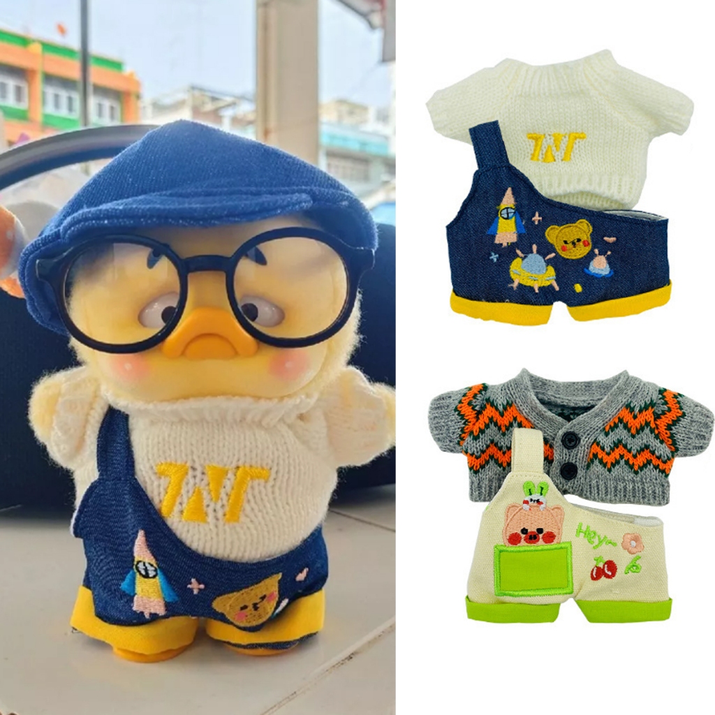 20ซม เสื้อผ้าเด็กตุ๊กตาดาวตุ๊กตาตุ๊กตาของเล่นตุ๊กตาเปลี่ยนเสื้อผ้าถามรุ่นผ้าฝ้ายตุ๊กตาของขวัญวันเกิด for upset duck