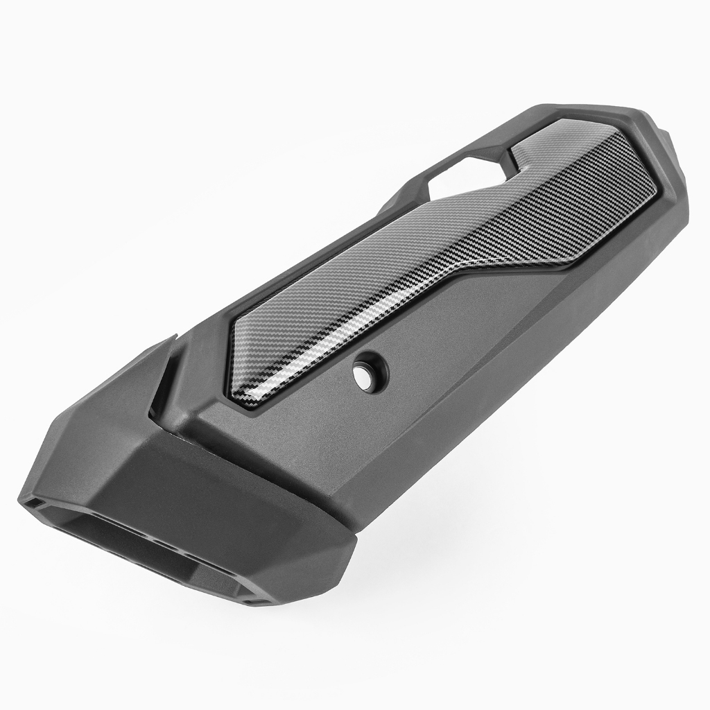 Ljbkkoall Forza350 NSS350 รถจักรยานยนต์ท่อไอเสียท่อป้องกันความร้อน Shield Shell Anti-Scalding Cap สําหรับ Honda Forza 350 NSS 350 2021 2022 2023 2024 - รูปที่ 4