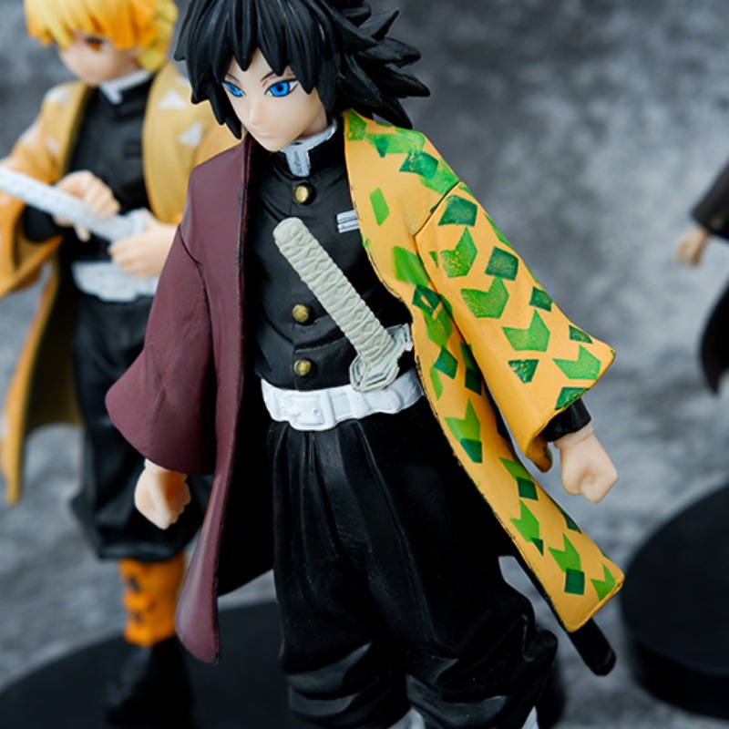 6 ชิ้น/เซ็ต 17 ซม.อะนิเมะรูป Kisatsutai Kamado Tanjirou รูปที่ 8