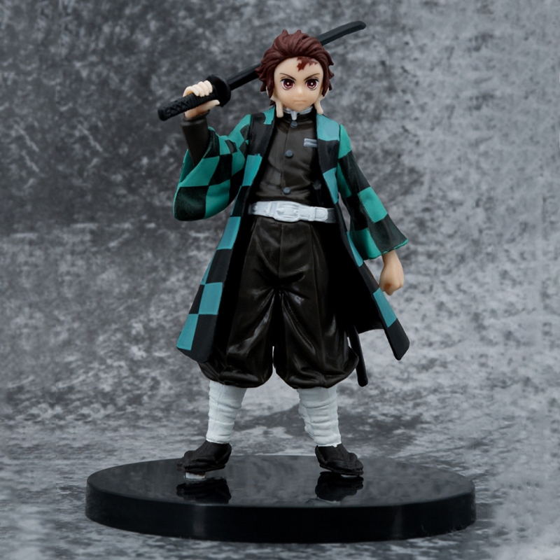6 ชิ้น/เซ็ต 17 ซม.อะนิเมะรูป Kisatsutai Kamado Tanjirou รูปที่ 2
