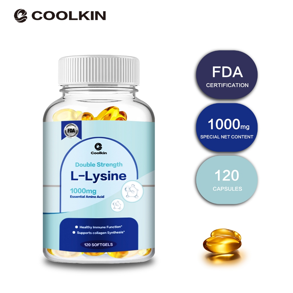 L-lysine - Essential Amino Acid - กระดาษเช็ดหน้าสุขภาพและสารต้านอนุมูลอิสระ - แคปซูลมังสวิรัติ - ไม่ใช่จีเอ็มโอ