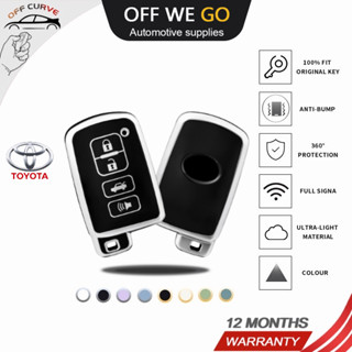 ฝาครอบกุญแจรถโตโยต้าสําหรับ Toyota Sienta Vellfire Alphard E…