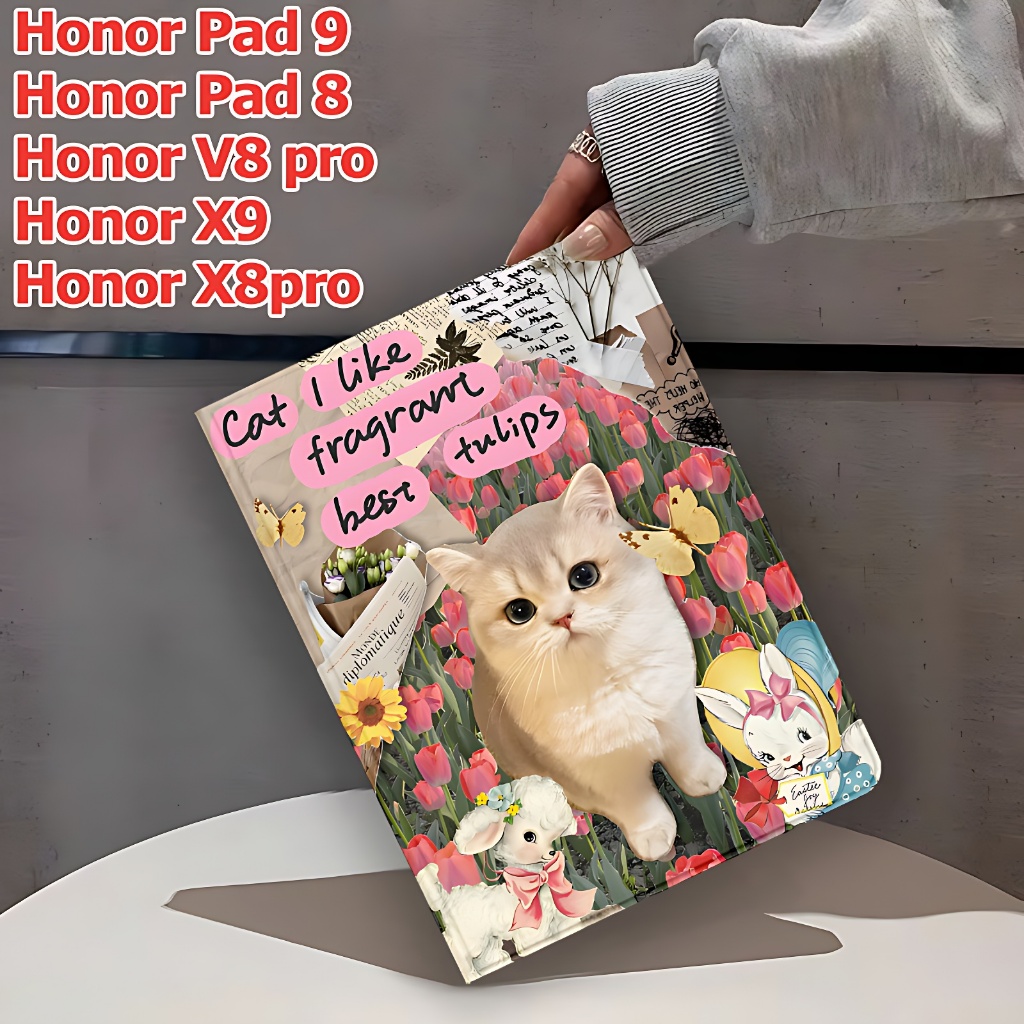 เคสฝาพับ หมุนได้ 360° ออเนอร์ แพด 8 / ออเนอร์ แพด V8PRO Smart Slim Stand Case 360° For Honor Pad 9 /