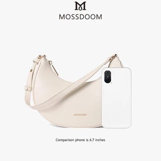 MOSSDOOM Kattie Bag กระเป๋าสะพายไหล่ผู้หญิงทรงกล้วย มินิมอล สายปรับได้2-3 ระดับ