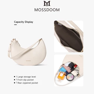 MOSSDOOM Kattie Bag กระเป๋าสะพายไหล่ผู้หญิงทรงกล้วย มินิมอล สายปรับได้2-3 ระดับ