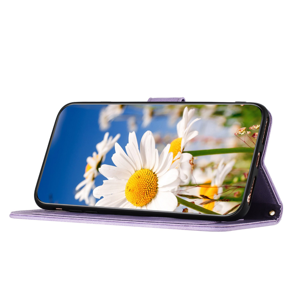 ดอกไม้เงาสําหรับ Samsung Galaxy S22 S23 S24 Ultra S20 S21 S23 FE S24 + S23 + S22 + S21 + เพชรหนัง Slim ฝาครอบผีเสื้อ