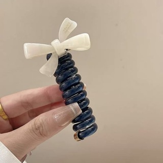 เรซิ่นโบว์ฟองถักเปียสายโทรศัพท์ผูกผมน่ารักหางม้าถักสิ่งประดิษฐ์ - รูปที่ 3