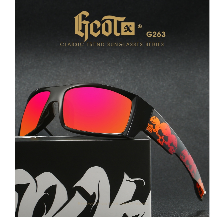 Gcotx Y2K แว่นกันแดดโพลาไรซ์ดีไซน์แบรนด์ Men West Coast
