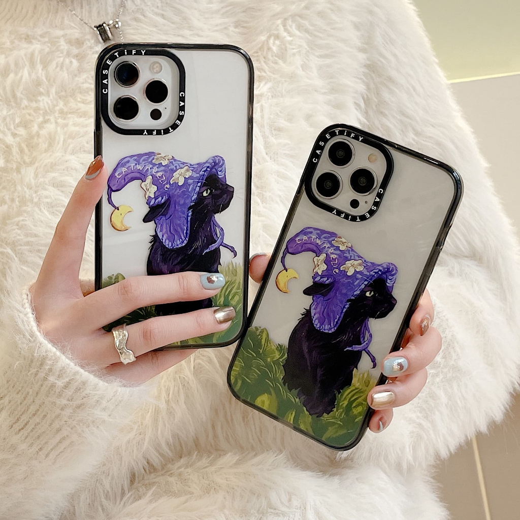 Casetify Wizard cat สําหรับ iphone 15 pro max 14 pro max 14 plus 13 pro max i13 13pro 11 pro max iph