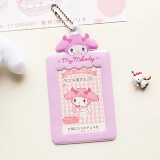 Cute ใหม่ เคสการ์ด Sanrio น่ารัก Cinnamoroll Pochacco ID Love Dou ขนาดเล็ก สําหรับนักเรียน