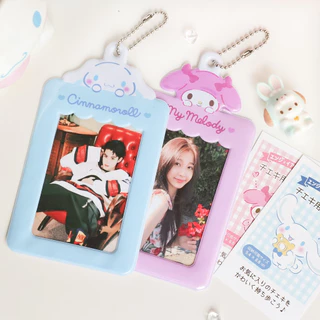 Cute ใหม่ เคสการ์ด Sanrio น่ารัก Cinnamoroll Pochacco ID Love Dou ขนาดเล็ก สําหรับนักเรียน