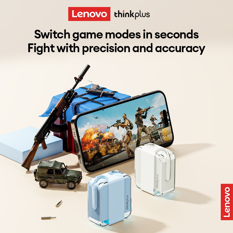 Lenovo LP51 TWS หูฟังไร้สายบลูทูธไฮไฟสเตอริโอกีฬาลดเสียงรบกวนพร้อมไมโครโฟนบลูทูธ 5.4