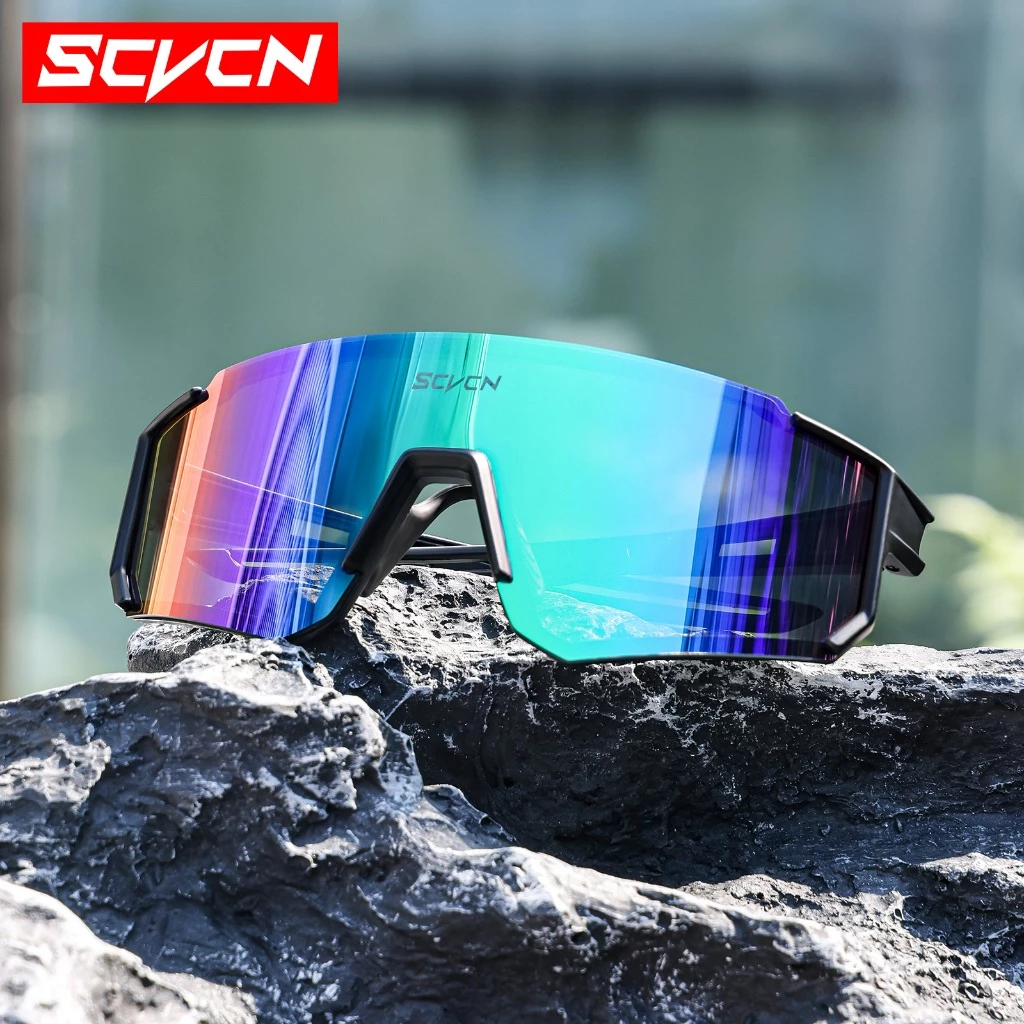 Scvcn แฟชั่นแว่นตากันแดด Cool ผู้ชายผู้หญิงแว่นตาหรูหรากีฬากลางแจ้ง Runing Drving Shades Racing UV400 MTB จักรยานแว่นตา