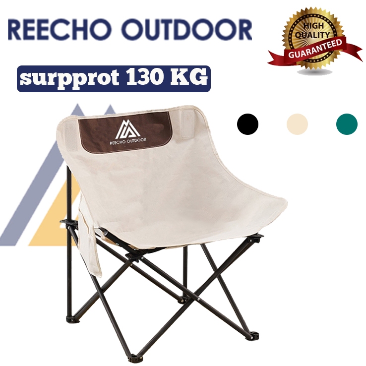 【RECHO Outdoor】เก้าอี้พับกลางแจ้งเก้าอี้ดวงจันทร์แบบพกพาcamping art Sketchตกปลาเก้าอี้พับเก็บง่ายคลิปผ้าฝ้าย