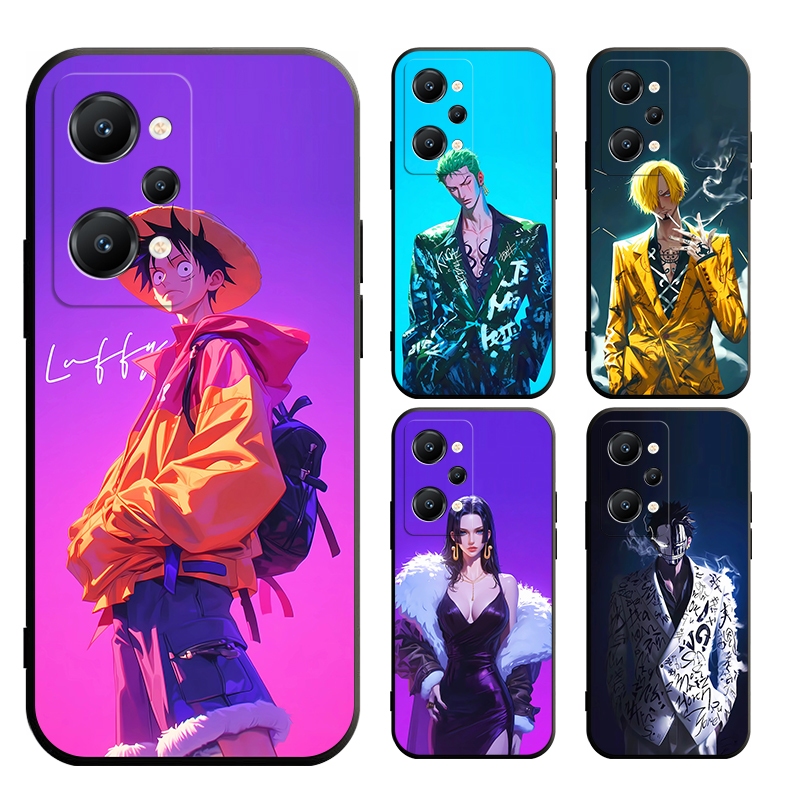 ปลอกสําหรับ realme GT NEO 3T 2T 2 3 5G PRO Mech ONE PIECE LUFFY เคสโทรศัพท์