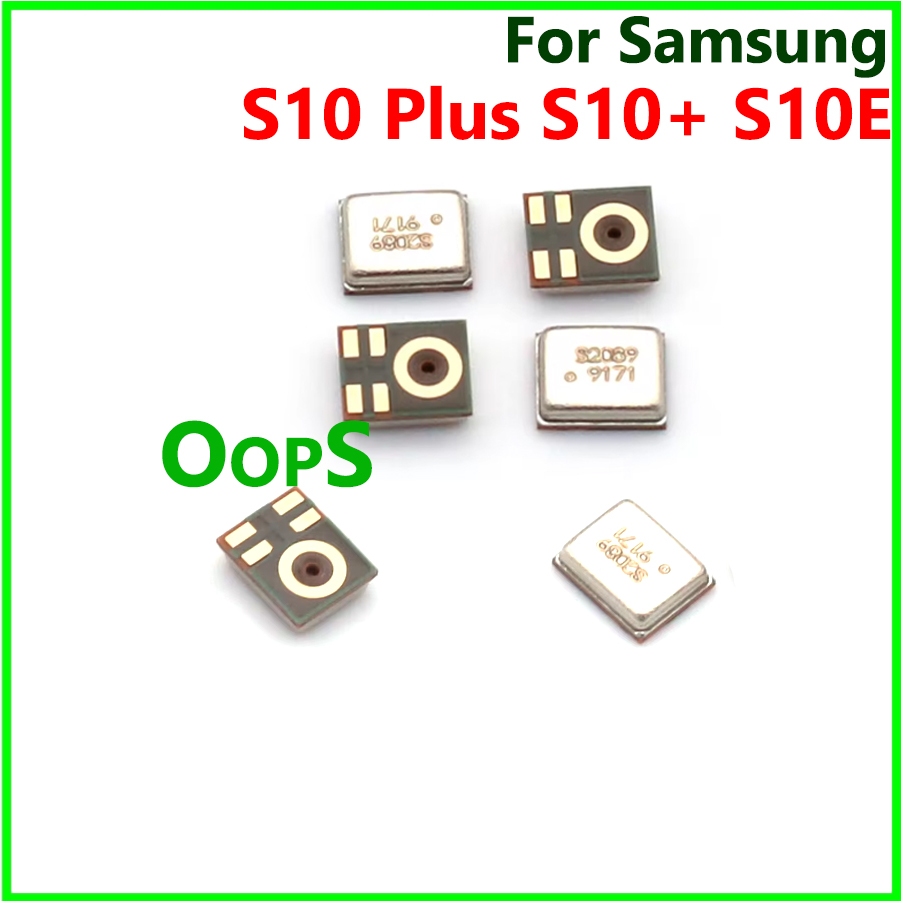 10-50pcs สําหรับ Samsung Galaxy S10 Plus S10 + S10E ภายใน MIC ลําโพงไมโครโฟนเครื่องส่งสัญญาณ