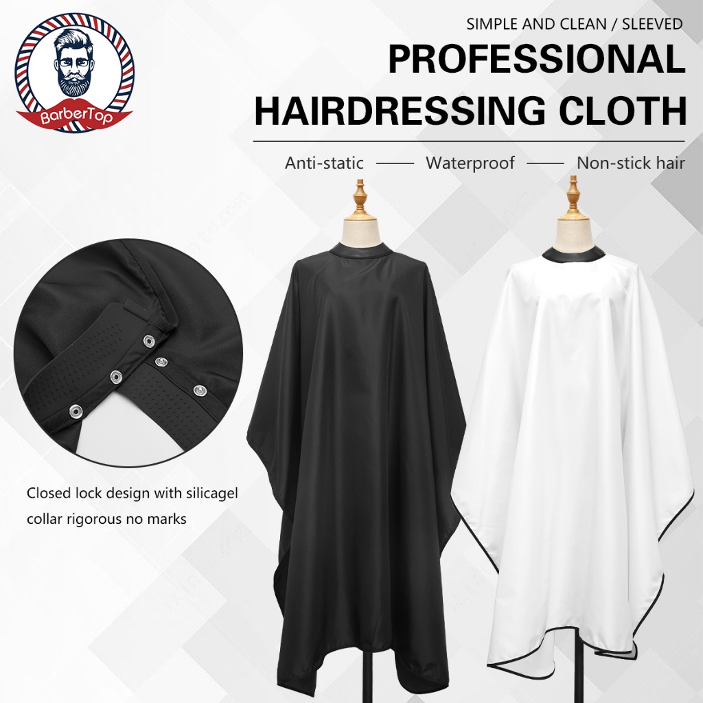 สปอตสปอตสปอต#Hairdressing ซิลิโคนคอปกผ้าพันคอดัดและย้อมร้านตัดผมป้องกันไฟฟ้าสถิตย์ผู้ใหญ่บ้านร้านทําผมตัดผมผ้าพันคอไม่ติดผมกันน้ําสไตล์ใหม่