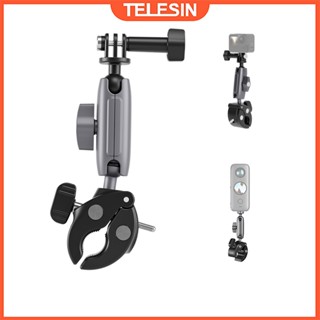 Telesin 360° คลิปจักรยานหมุนกล้อง Clamp Mount สําหรับกล้อง G…
