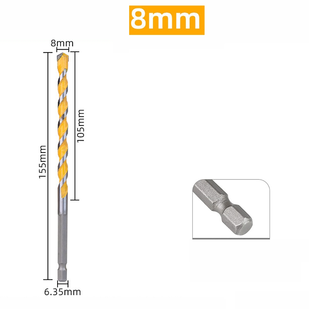 BERT🇹🇭｜ดอกสว่าน เจาะเหล็ก ดอกเจาะอเนกประสงค์  ดอกสว่านคาร์ไบด์ เจาะปูน กระเบื้อง เซรามิก เจาะไม้ เจาะกระจก - รูปที่ 3