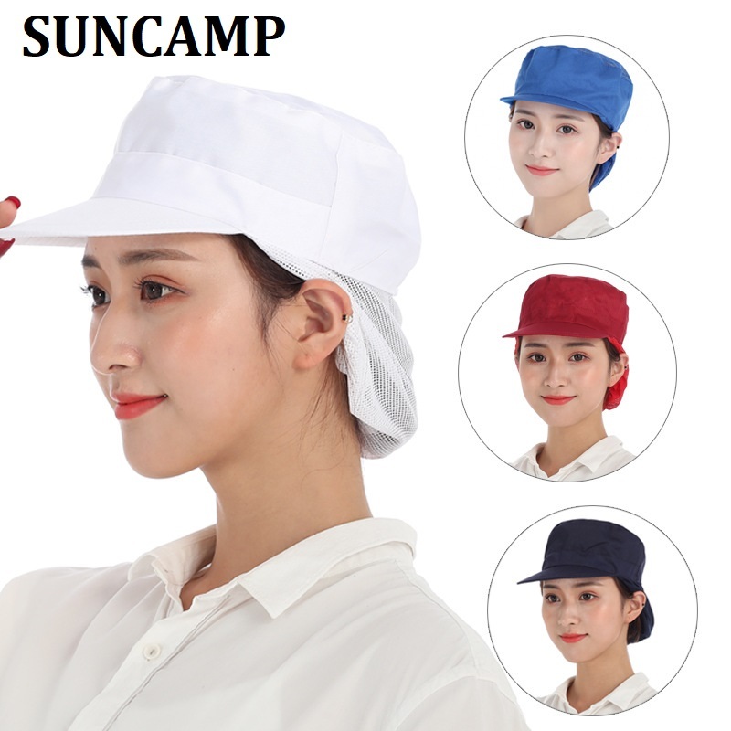 หมวกเชฟ หมวกทำอาหาร หมวกเชฟ อาหาร หมวกทำงาน บริการจัดเลี้ยง ตาข่ายคลุมผม