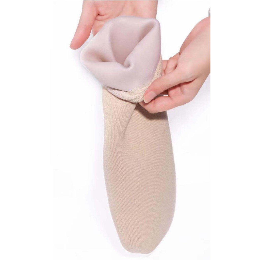PROTEGAT ถุงเท้าตอขาเจลซิลิโคน (นิ่ม Shore a 5-10) ขาเทียม . ขาเทียมระดับใต้เข่า Silicone liner cover Prosthetic