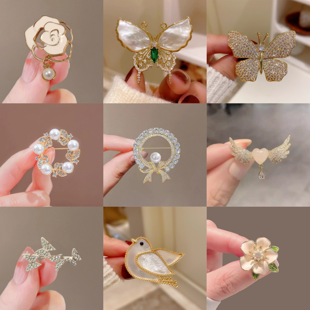 ดีไซน์น่ารัก เข็มกลัด หมุด แฟชั่น เข็มกลัดผ้าคลุมไหล่สวยๆ
