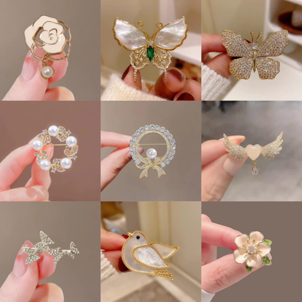 ดีไซน์น่ารัก เข็มกลัด หมุด แฟชั่น เข็มกลัดผ้าคลุมไหล่สวยๆ