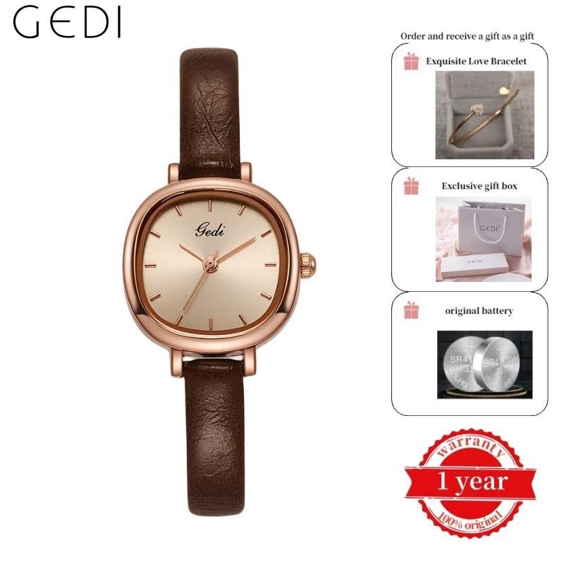 GEDI นาฬิกาผู้หญิง เกดี 21023 เข็มขัด