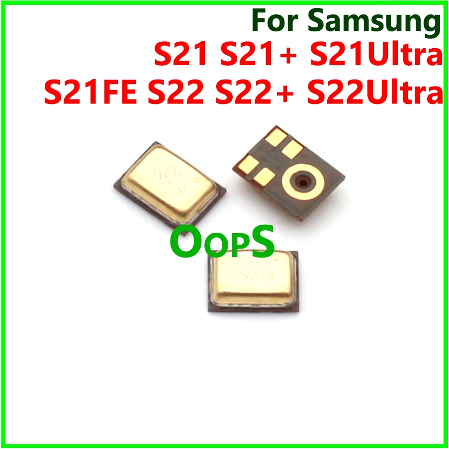 10-50pcs สําหรับ Samsung S21 + S21FE S22 + S21 S22 Ultra ภายใน MIC ลําโพงไมโครโฟนเครื่องส่งสัญญาณ