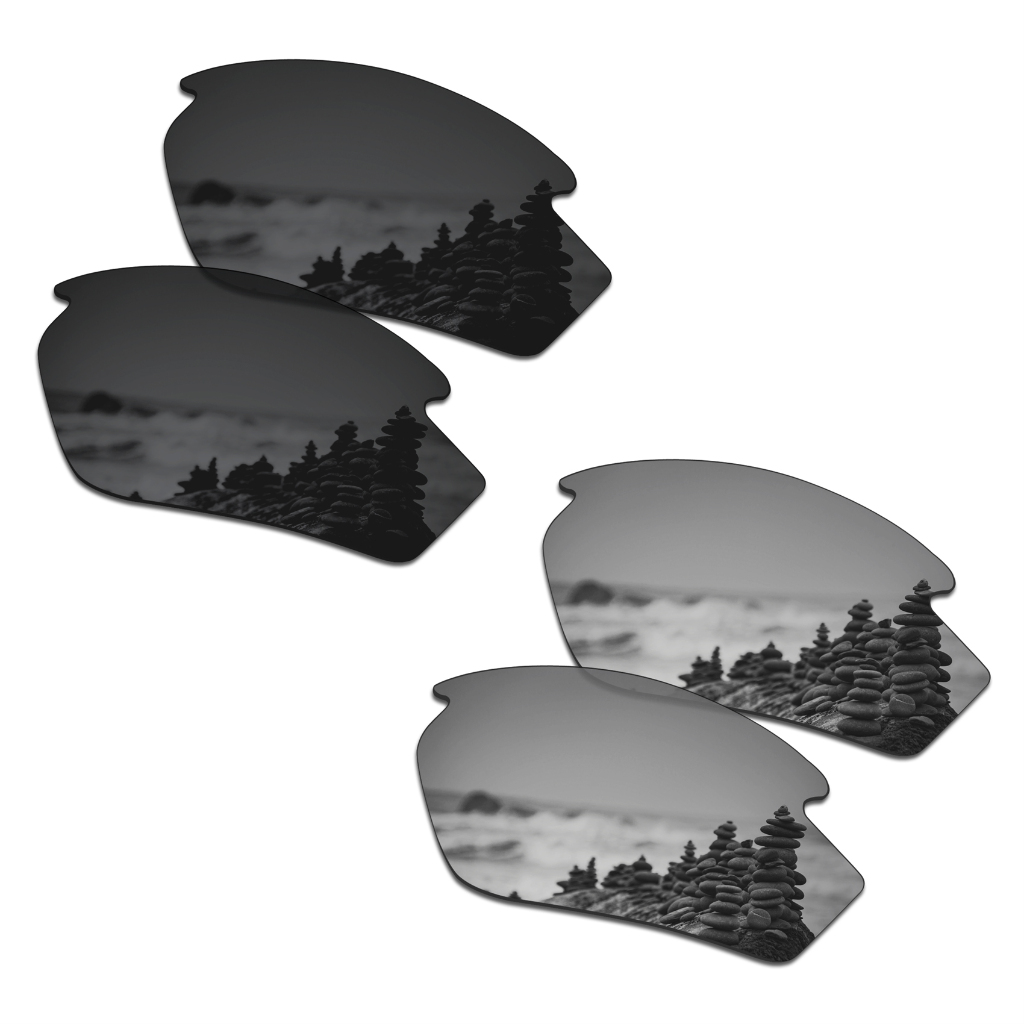 เลนส์เปลี่ยน POLARIZED 2 คู่สําหรับ Rudy Project Rydon (SN79 เท่านั้น) กรอบแว่นกันแดด | ติดตั้งง่าย | ฟิตได้อย่างลงตัว |ป้องกันรังสียูวี 100%