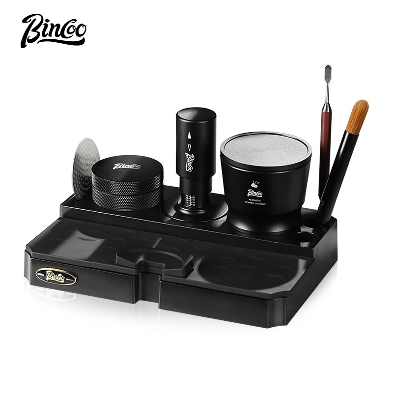 Bincoo กาแฟ 2-in-1 ผงกดค้อนเครื่องจ่ายผงชุดเข็มกาแฟกดผงฐานเก็บเครื่องชงกาแฟชุด 51 มม./58 มม.