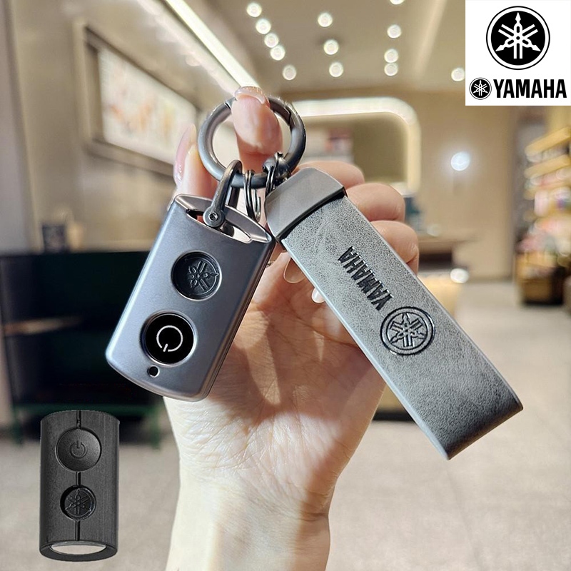 ใหม่พรีเมี่ยมสําหรับ YAMAHA Nmax/Xmax/Grand filano/Aerox/Qbix/Lexi/ใหม่ Sazzio/Fazzio/Scooter key Case Keyless สมาร์ท Entry key YAMAHA พวงกุญแจ
