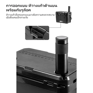 BASEOUT กล่องฉนวนกันความร้อนกลางแจ้งแคมป์ปิ้งกล่องเก็บความเย็นความจุขนาดใหญ่ 16L/26L/36L