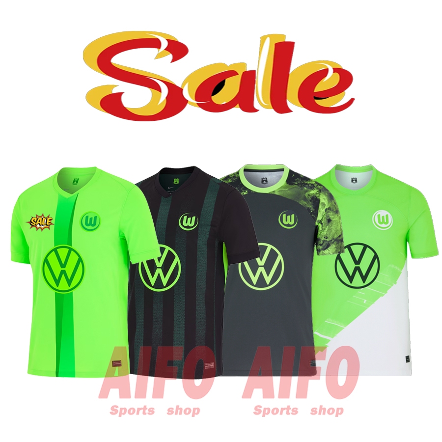 Vfl Wolfsburg Jersey 23/24/25 ฟุตบอลฟุตบอล Home Away Jersey ฟุตบอลเสื้อฟุตบอลผู้ชายกีฬาเสื้อยืดคุณภาพสูงแฟนรุ่น